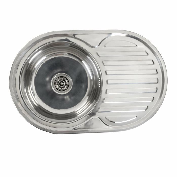 Кухонная мойка из нержавеющей стали Platinum 7750 ПОЛИРОВКА (0,6/170 мм), L