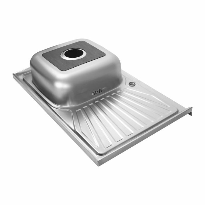 Кухонная мойка из нержавеющей стали Platinum 8050 R САТИН (0,7/160 мм), R
