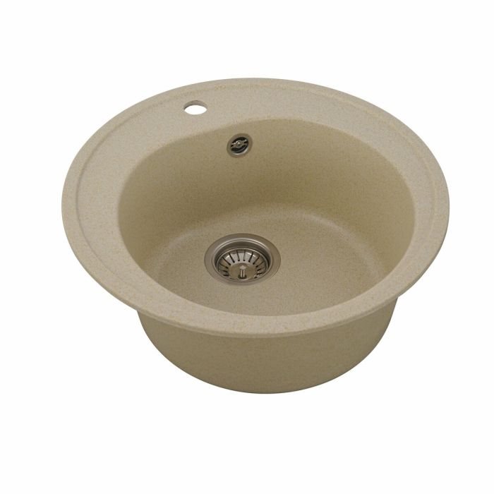 Гранитная мойка для кухни VALESO 510 LUNA матовая Песок, L