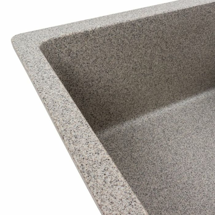 Гранитная мойка для кухни Platinum 7850 ROMA матовая (серая)