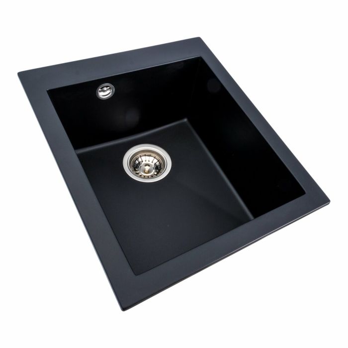 Гранітне миття для кухні Platinum 4150 SOKIL матове (чорне)