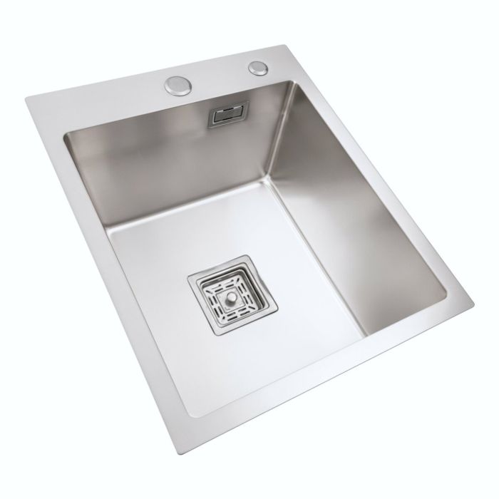 Мойка Platinum Handmade HSB 400x500x230 нержавейка (квадратный сифон 3,0/1,0)