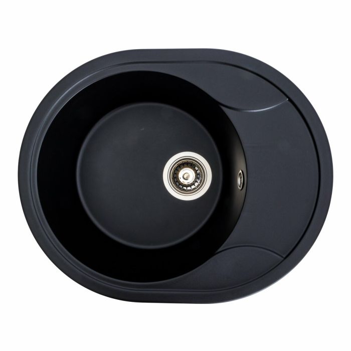 Гранітне миття для кухні VALESO 5847 ONYX матове (чорне)