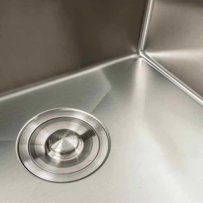 Кухонная мойка нержавейка 78*43 L Platinum Handmade (два отверстия, круглый сифон 3,0/0,8)