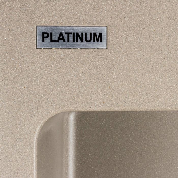 Гранитная мойка для кухни Platinum 7850 Bogema матовый Титан
