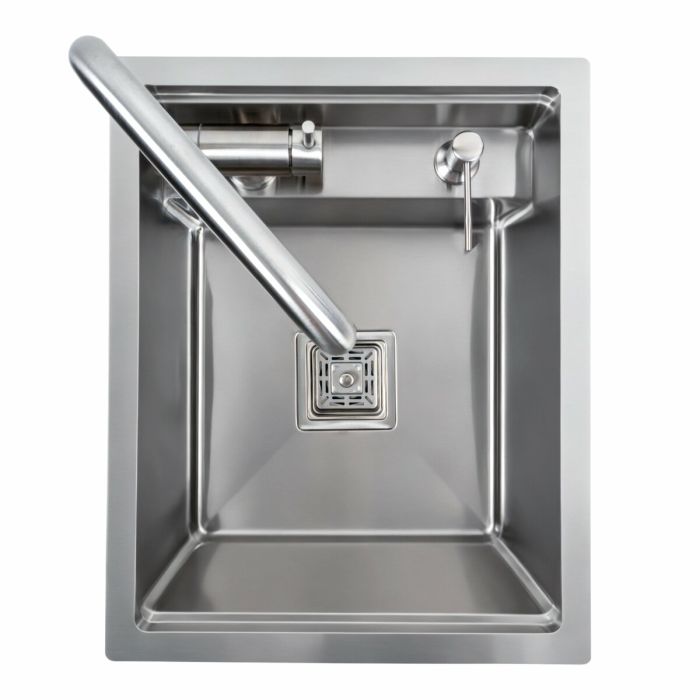 Кухонная мойка скрытая нержавеющая сталь Platinum TZ 40*50