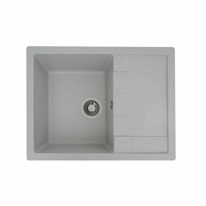 Гранитная мойка для кухни Platinum 6550 INTENSO матовая Топаз, R