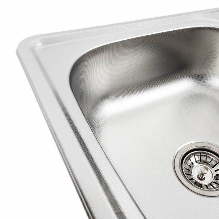 Кухонная мойка из нержавеющей стали Platinum 5848 ДЕКОР (0,6/170 мм), L