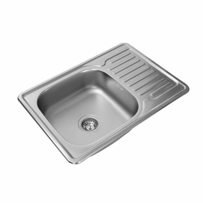 Кухонная мойка из нержавеющей стали Platinum 7050 САТИН (0,8/180 мм)