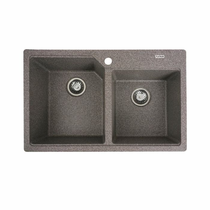 Гранитная мойка для кухни Platinum 7850 HARMONY матовая Микс, L