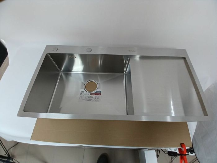 Кухонная мойка нержавейка CM 100*50 L VALESO Handmade (3.0/0.8)