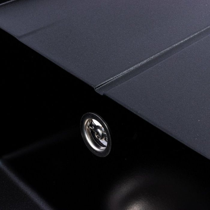 Гранітне миття для кухні VALESO 7843 SOLID матовий Чорний