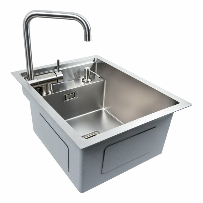 Кухонная мойка скрытая нержавеющая сталь Platinum TZ 40*50