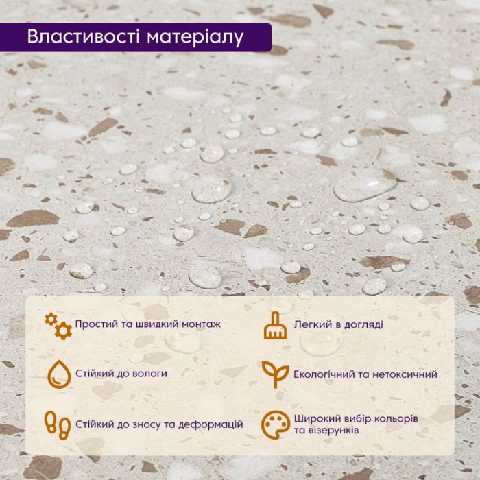 Самоклеюча плитка LVT 600*600*1.5mm (D) SW-00001587