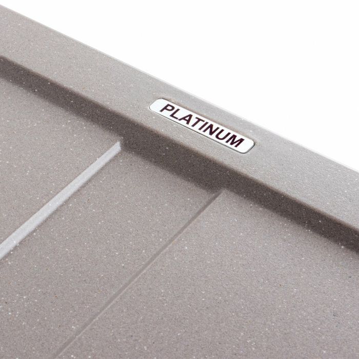Гранитная мойка для кухни Platinum 5851 ARIA матовая Дюна