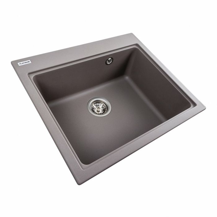 Гранитная мойка для кухни Platinum 5852 VESTA матовая Дюна