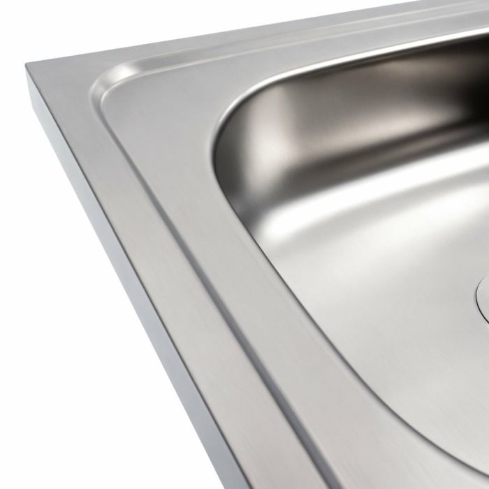 Мойка кухонная из нержавеющей стали Platinum 4050 (0,4/120 мм)