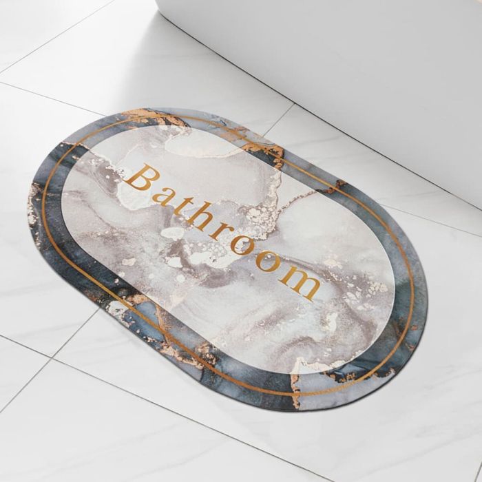Влагопоглощающий коврик мрамор "Bathroom" 38*58CM*3MM (D) SW-00001569