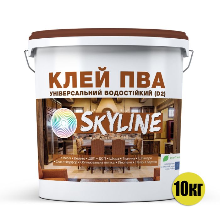 ПВА Клей универсальный водостойкий D2 SkyLine 10 кг