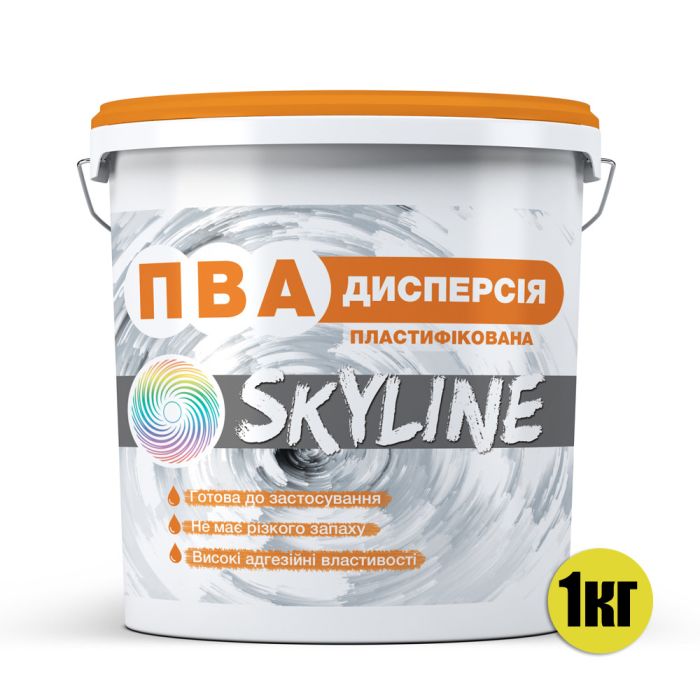 Дисперсия ПВА пластифицированная готовая к применению SkyLine 1 кг