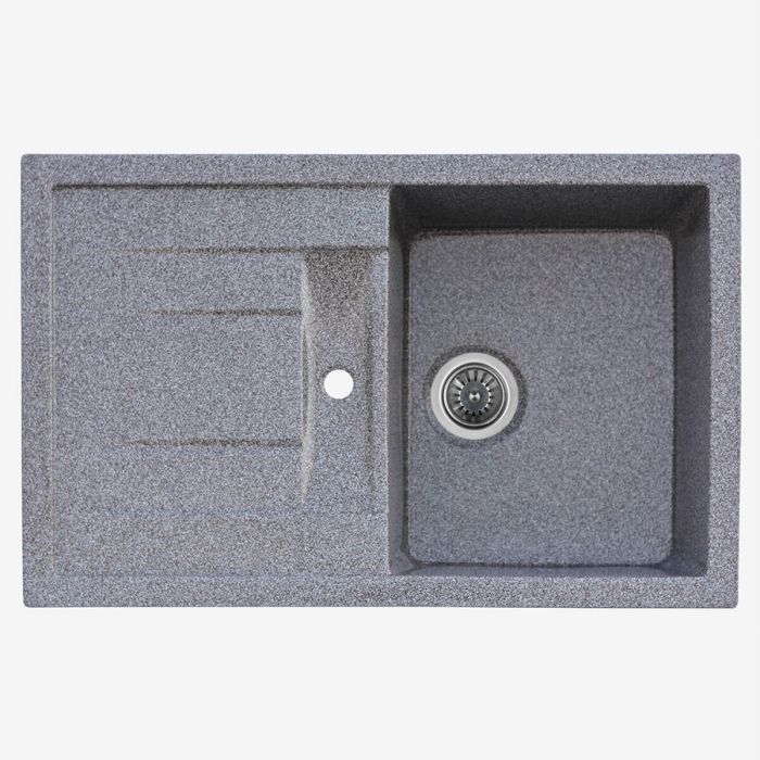 Гранитная мойка для кухни Platinum 7850 PRETSO глянец Микс