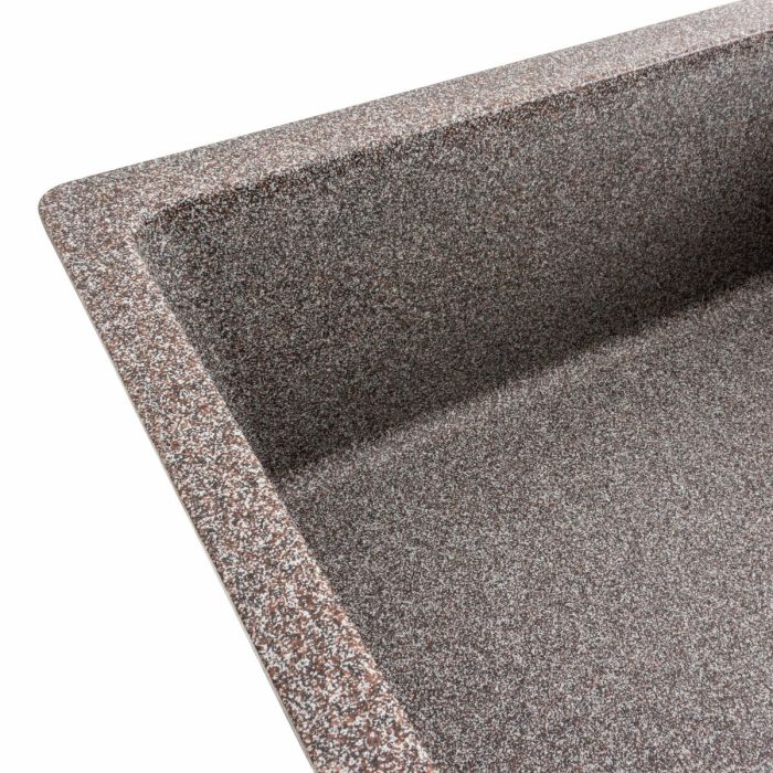 Гранитная мойка для кухни Platinum 7850 ROMA матовая (микс), L