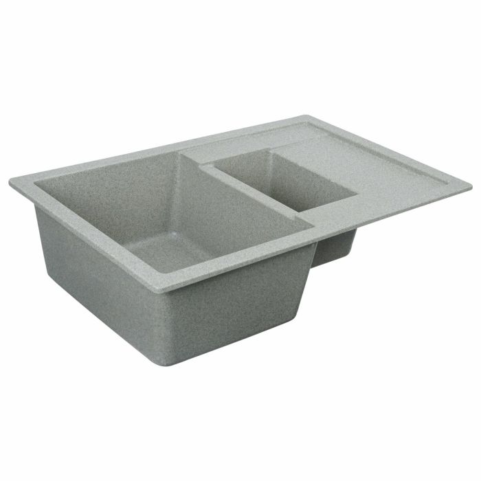 Гранитная мойка для кухни Platinum 7850W TOSKANA матовая Серая