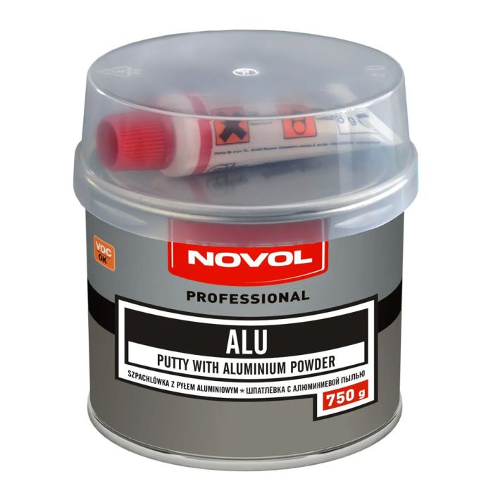 Шпаклевка автомобильная с алюминиевой пылью Novol ALU 0.75 кг