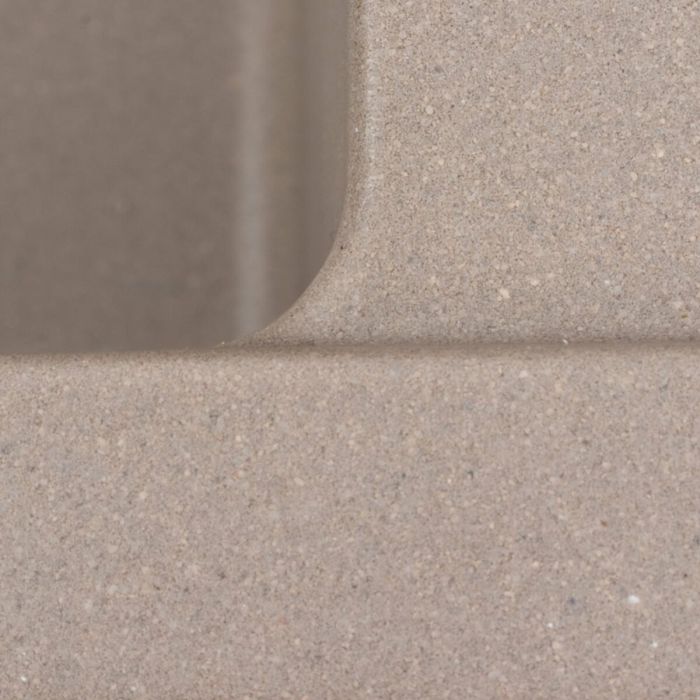 Гранитная мойка для кухни Platinum 8650 DIAMOND матовая Дюна