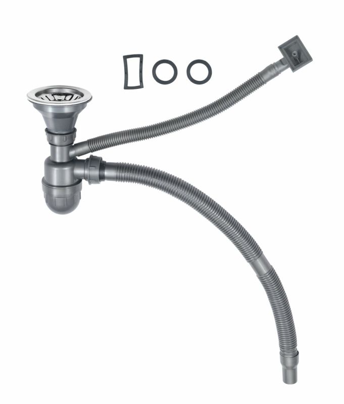Сифон одинарний для нержавіючих мийок TM Valeso (арт. 402)