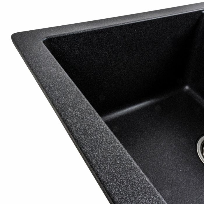 Гранитная мойка для кухни Platinum 7850W TOSKANA матовый Карбон