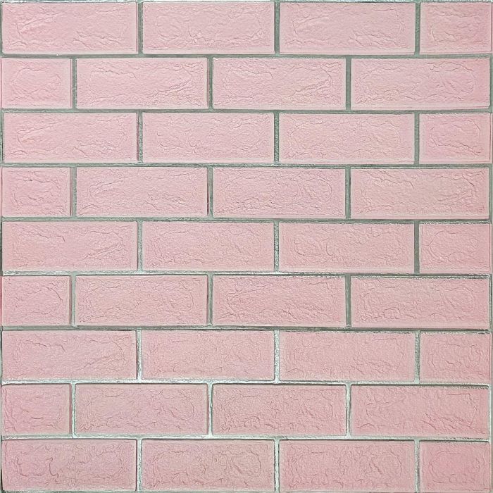 Панель стеновая 3D NEW CULTURAL WALL 70*70cm*4mm PINK+SILVER (D) SW-00001501
