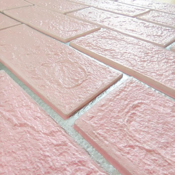 Панель стеновая 3D NEW CULTURAL WALL 70*70cm*4mm PINK+SILVER (D) SW-00001501