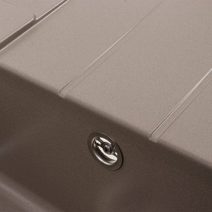 Гранитная мойка для кухни Platinum 6550 INTENSO матовая Дюна