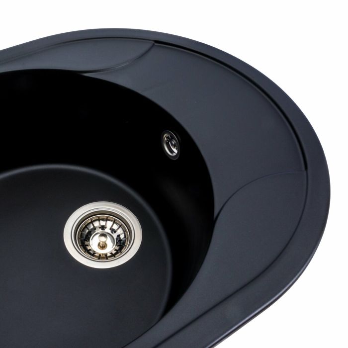 Гранітне миття для кухні VALESO 5847 ONYX матове (чорне)