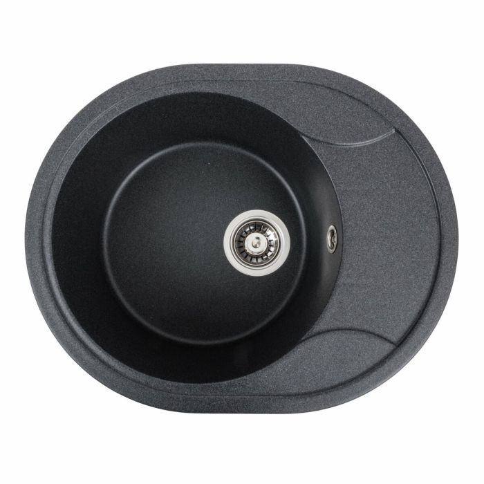 Гранитная мойка для кухни VALESO 5847 ONYX матовый Карбон