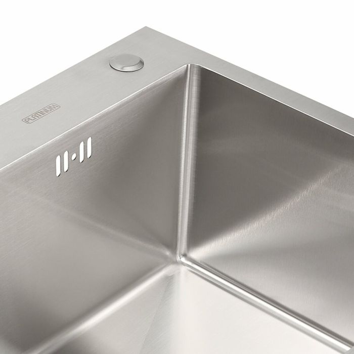 Мойка для кухни Platinum Handmade 500х450х220 (толщина 3,0/1,5мм + дозатор в комплекте)