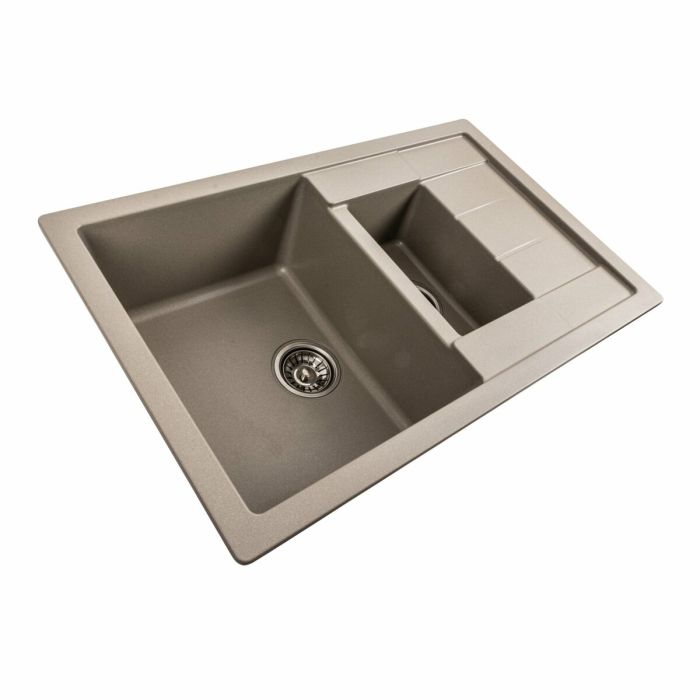 Гранитная мойка для кухни VALESO 7850W TOSKANA матовый Титан