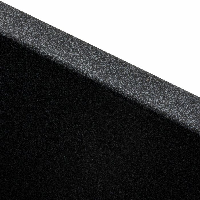 Гранитная мойка для кухни Platinum 4040 RUBA матовый карбон
