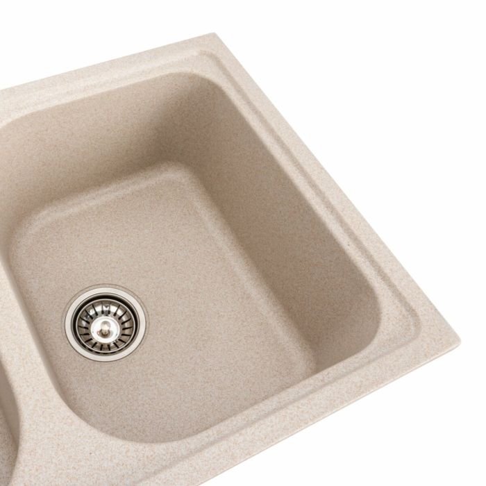 Гранитная мойка для кухни Platinum 7950 Equatoria матовая Сафари