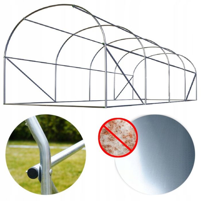 Теплица парник 10 м² (400 x 250см) GREENHOUSE Польша