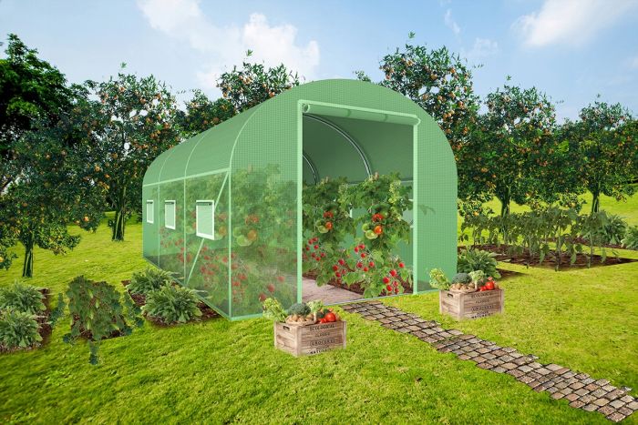 Парник, теплица (400 x 250см) 10 m² Kontrast Польша