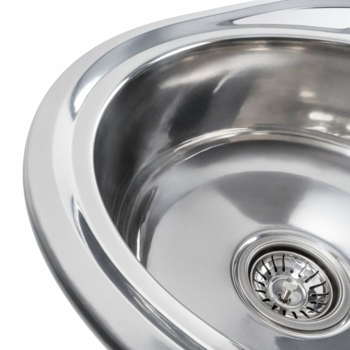 Кухонная мойка из нержавеющей стали Platinum ПОЛИРОВКА 5745 (0,8/180 мм)