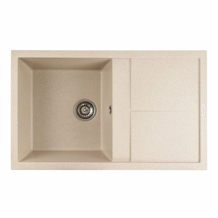 Гранитная мойка для кухни Platinum 7950 Selena матовая Сафари, R