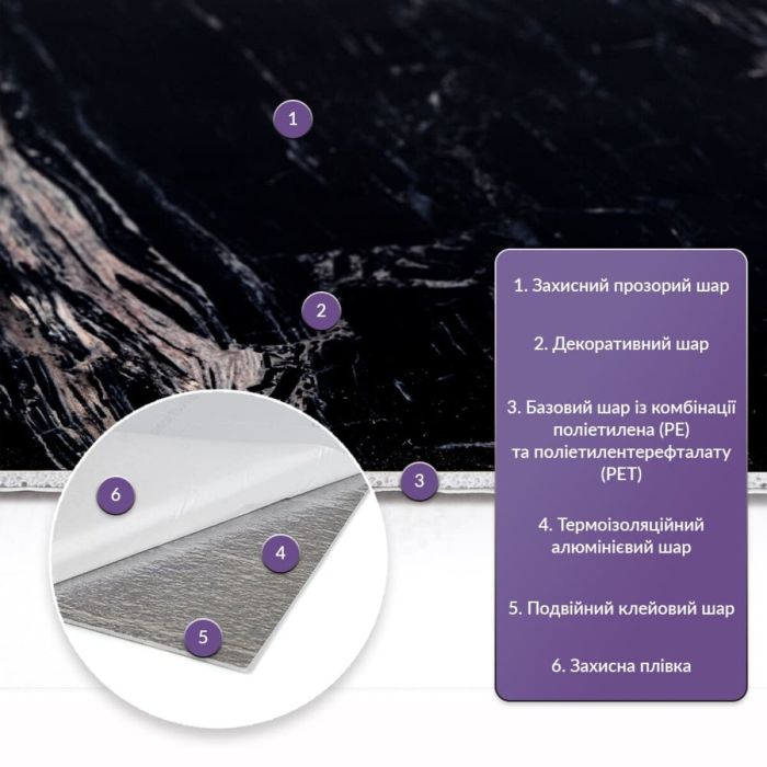 Самоклеящаяся стеновая PET плитка 600*300*2mm (D) SW-00002312