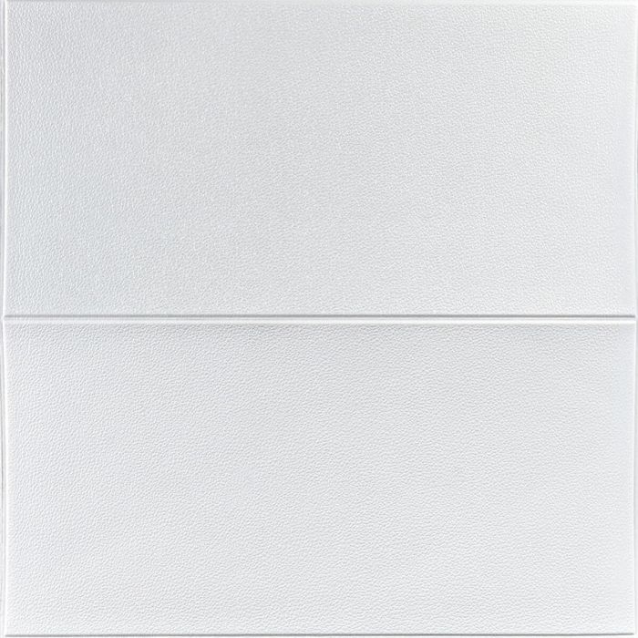 Панель стеновая 3D 700х700х5мм Lichi square white (D) SW-00001802