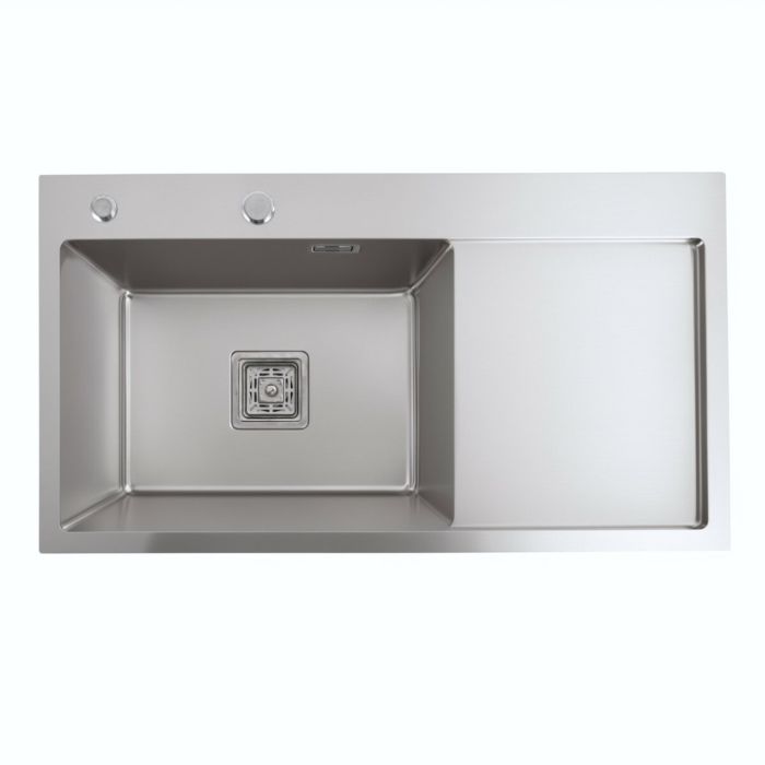 Мойка Platinum Handmade 780х430х220 L нержавеющая сталь (квадратный сифон, 3.0/1.0)