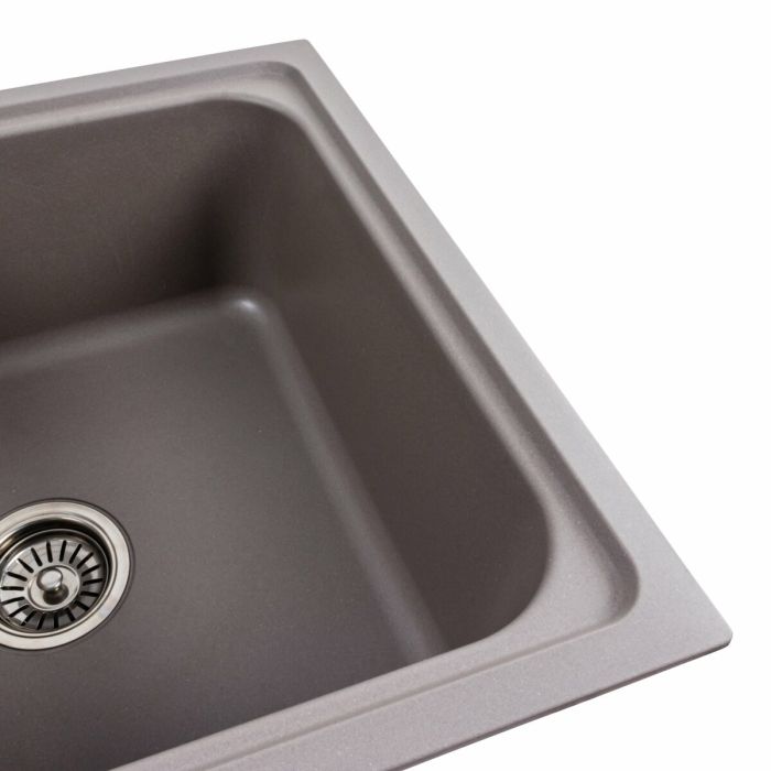 Гранитная мойка для кухни Platinum 7950 Equatoria матовая Дюна