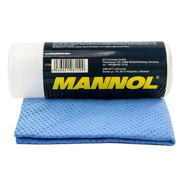 Искусственная замша для мойки и полирования салфетка в тубусе Mannol Synthetic Chamois MN9811
