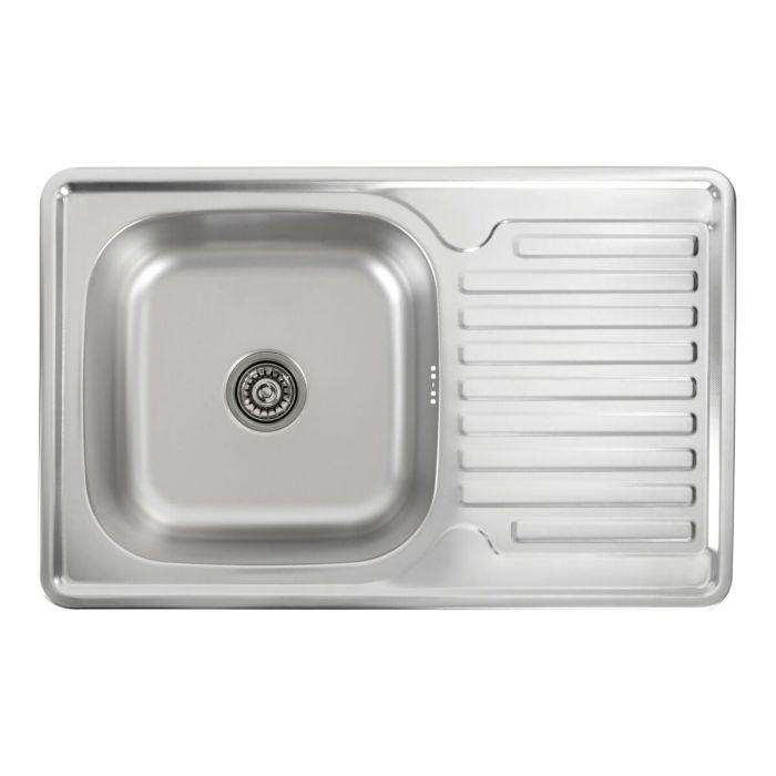 Кухонная мойка из нержавеющей стали Platinum ДЕКОР 7850 (0,8/180 мм), L